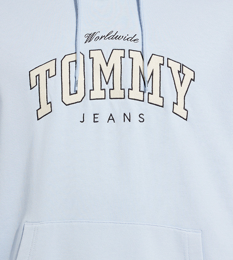 Tommy Jeans Varsity Logo Terry Hoody - Regular Fit