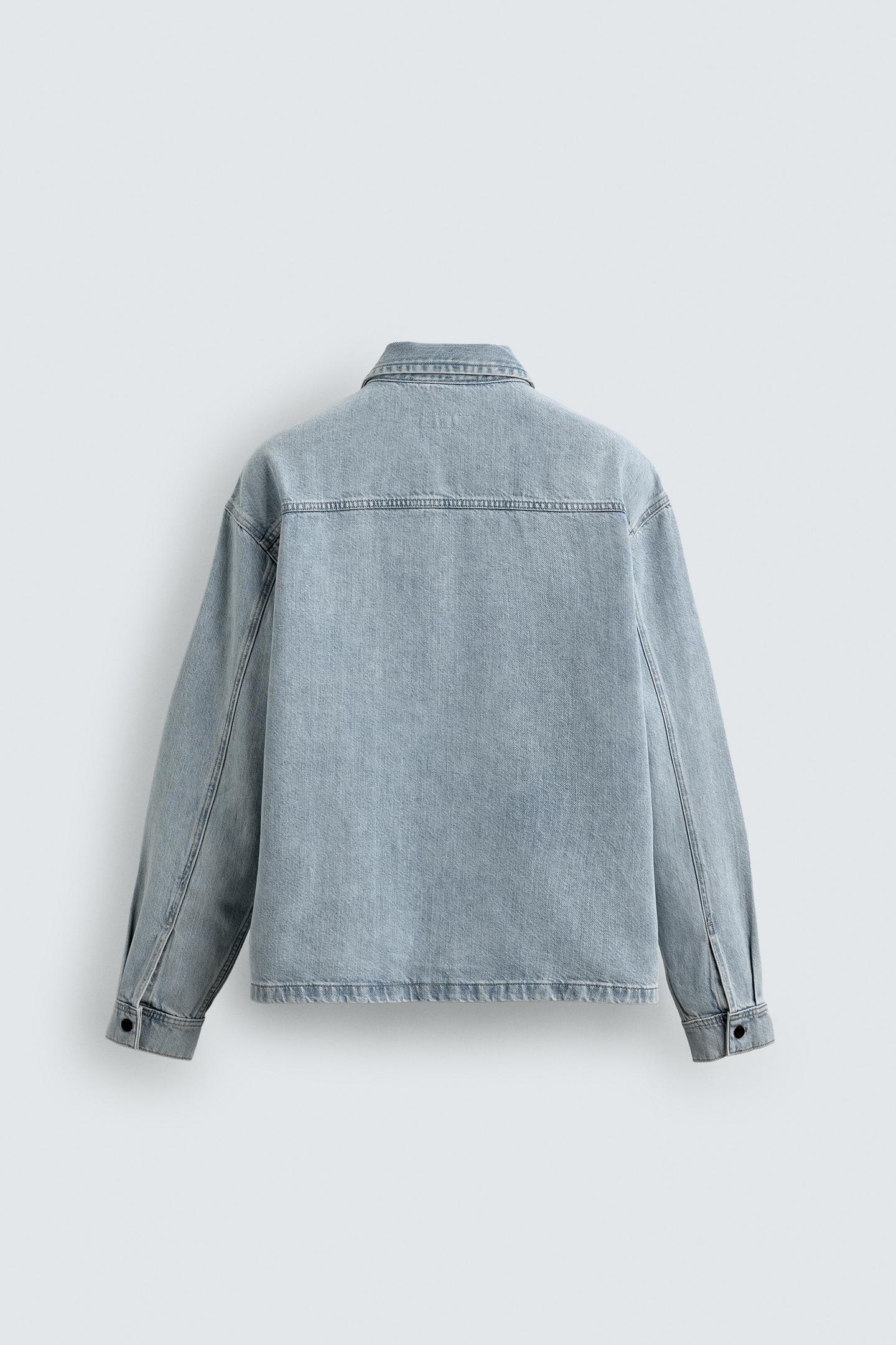 ZARA Heavy Boxy Fit Denim Shirt
