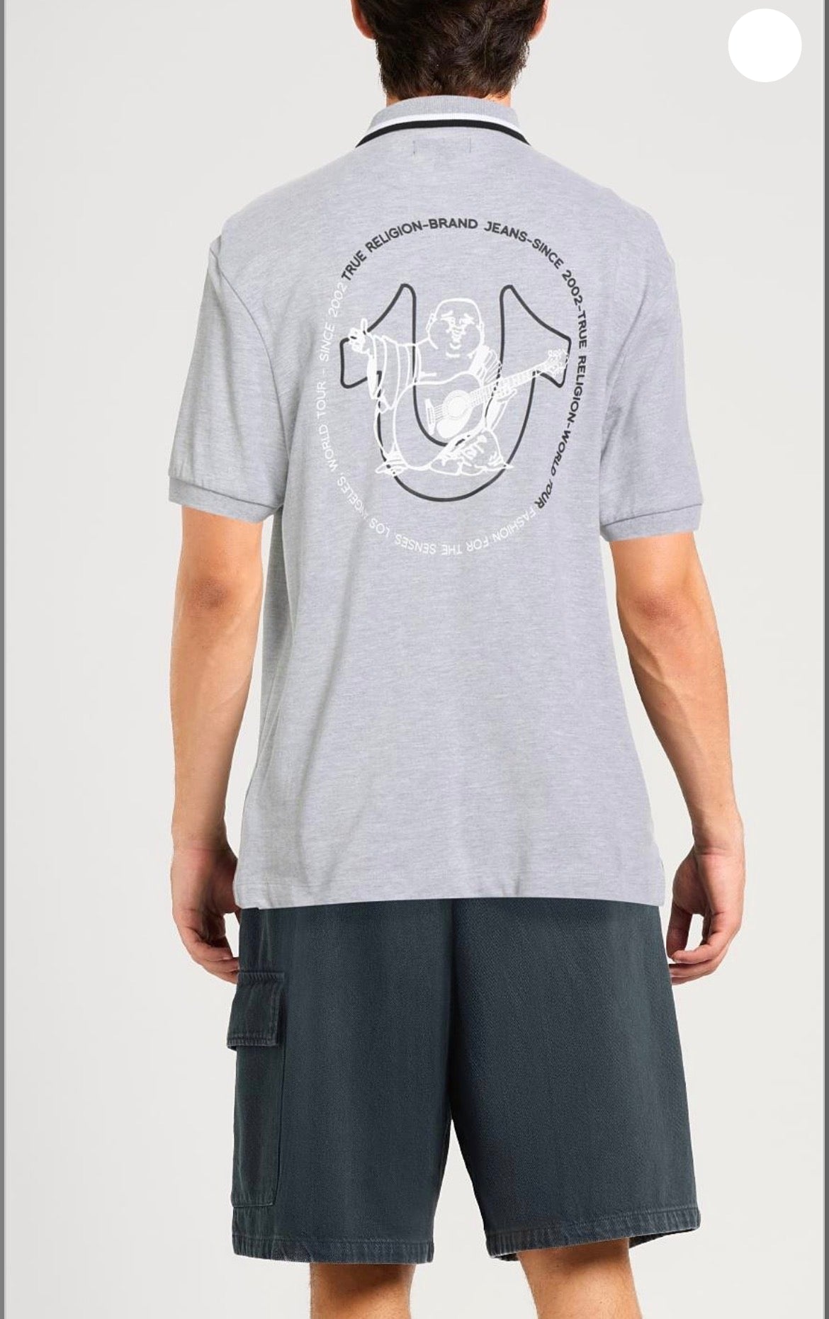 True Religion logo polo shirt