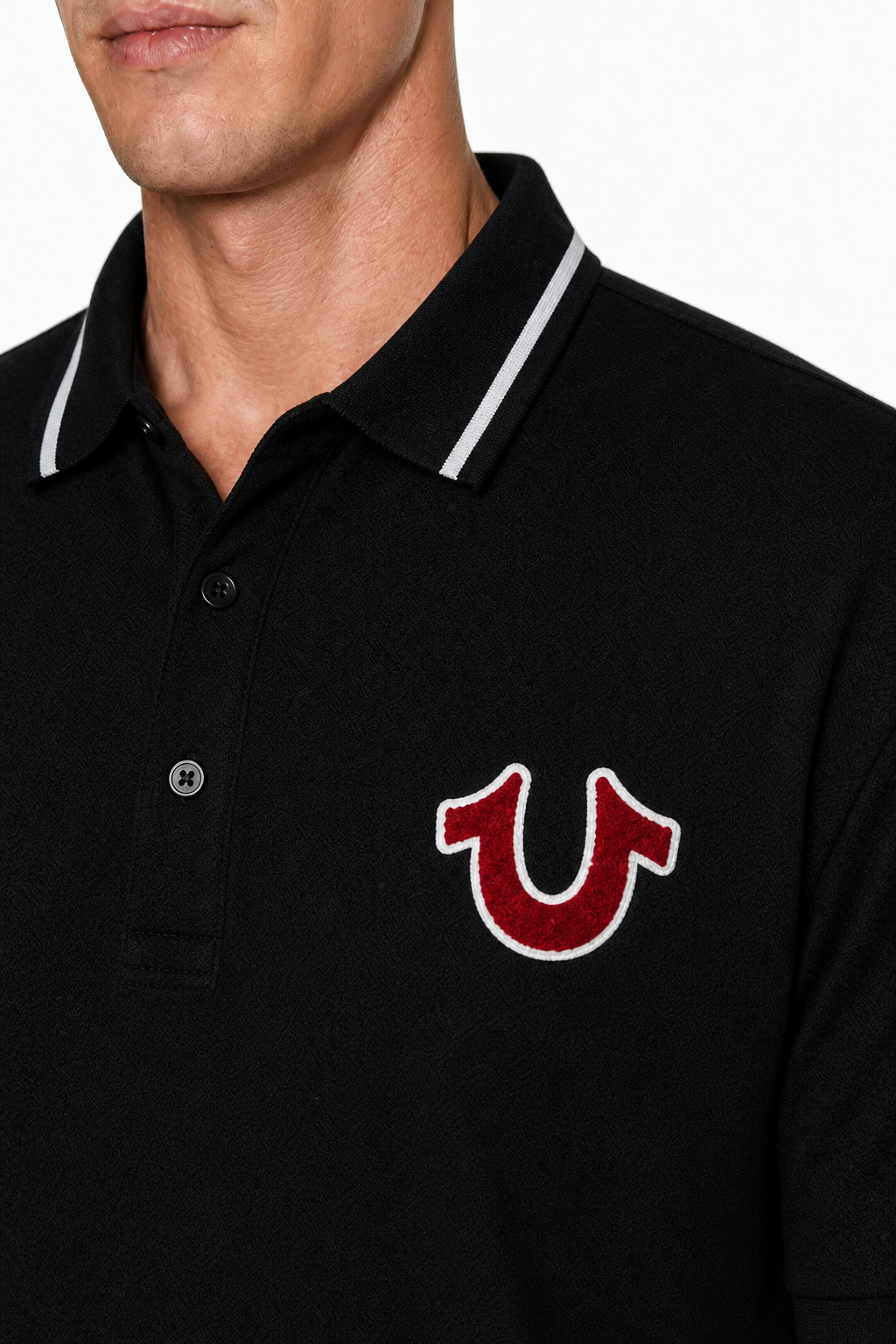 True Religion logo polo shirt