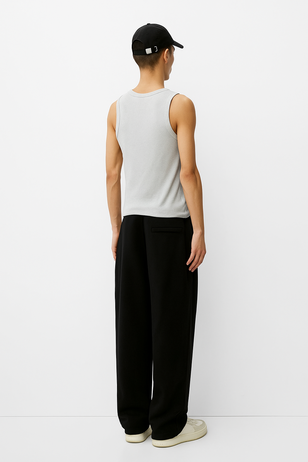 Bershka wide leg sweatpants - Black