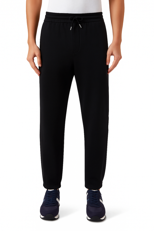 armani exchange sweatpants regular fit - black
