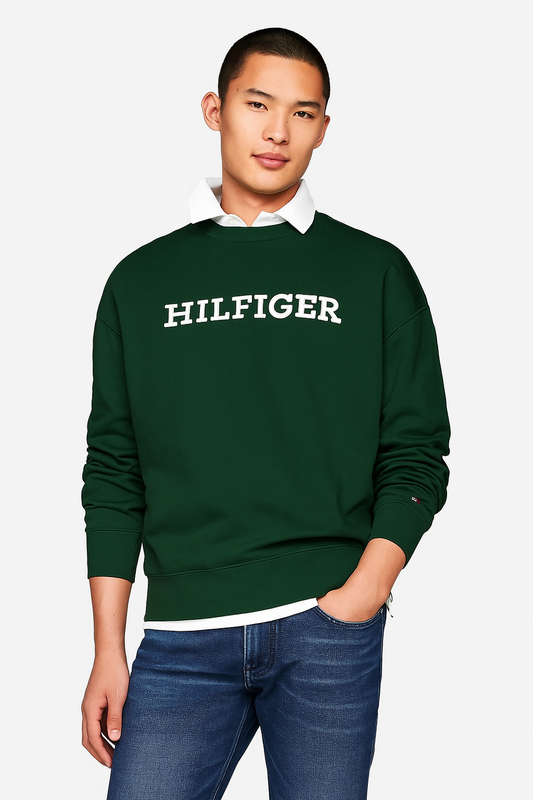 Tommy Hilfiger Embroidered Monotype Crewneck
