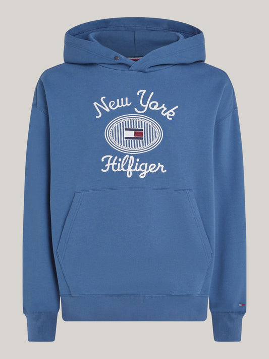 TOMMY HILFIGER HOODIE EMBROIDERED LOGO