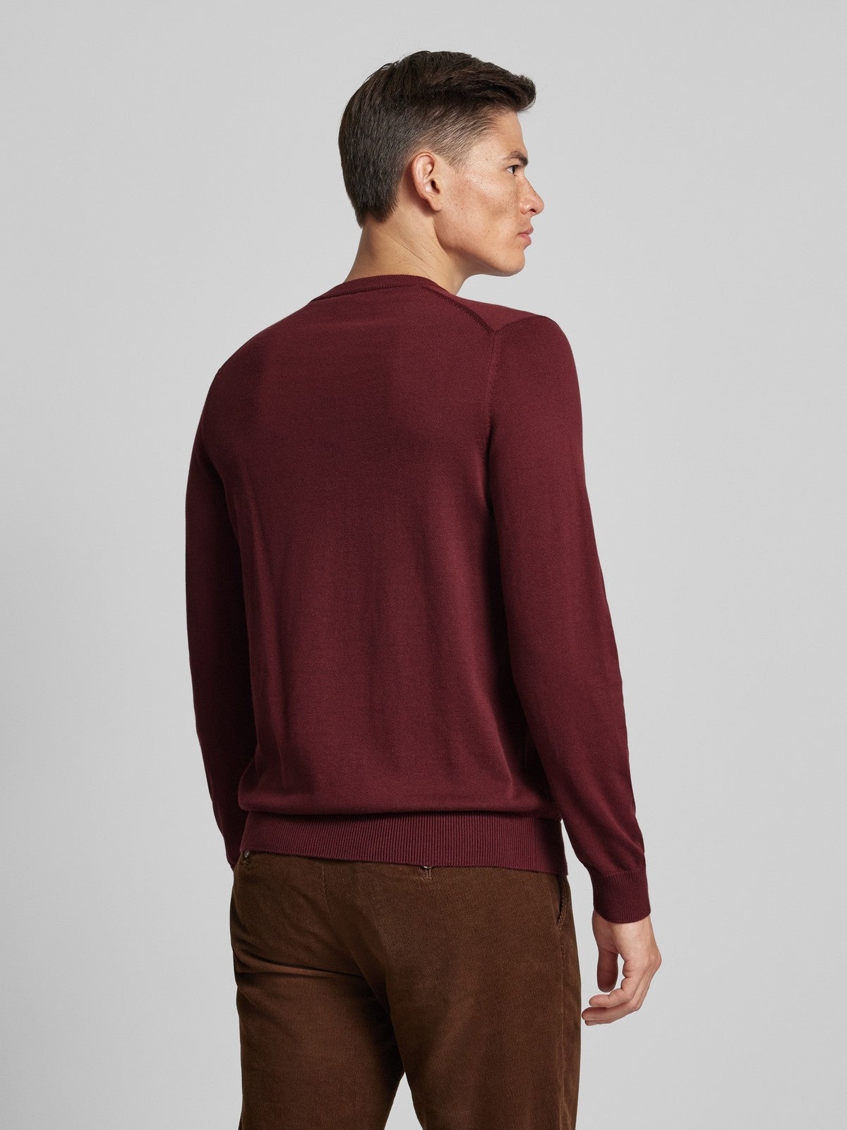 Lacoste Crewneck Lightweight Wool Sweater