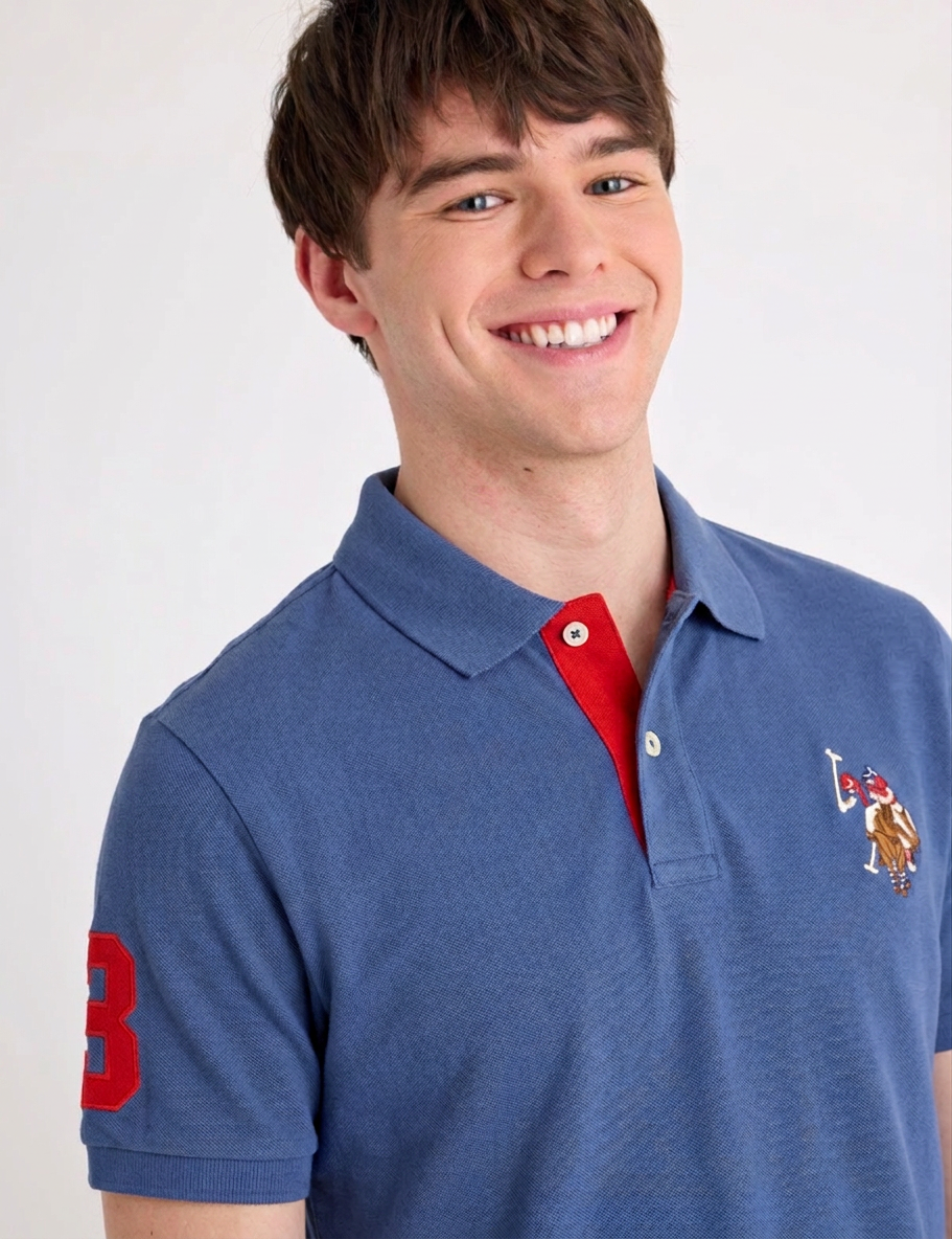 US Polo Breathable Cotton Pique Polo Shirt