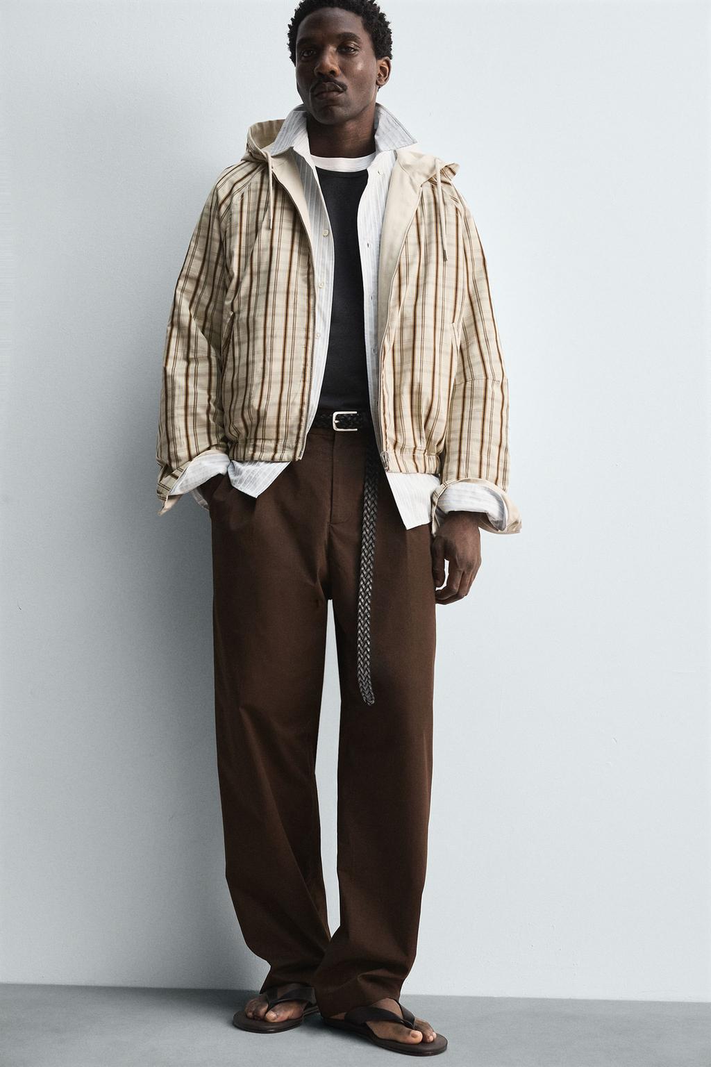 Zara CHECK REVERSIBLE JACKET