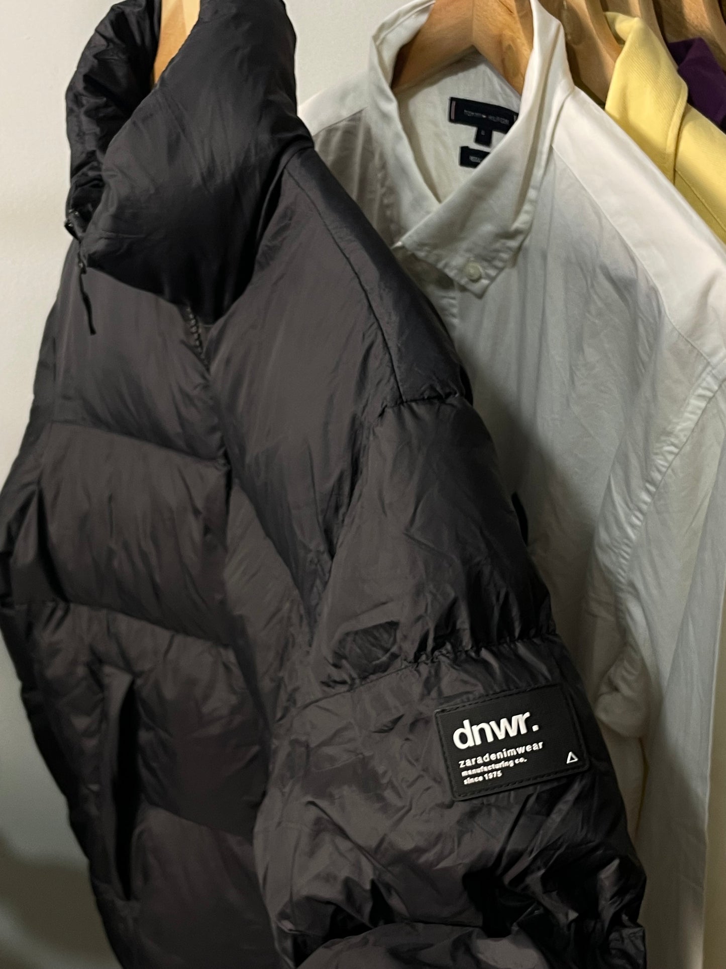 Zara  Dnwr puffer jacket black