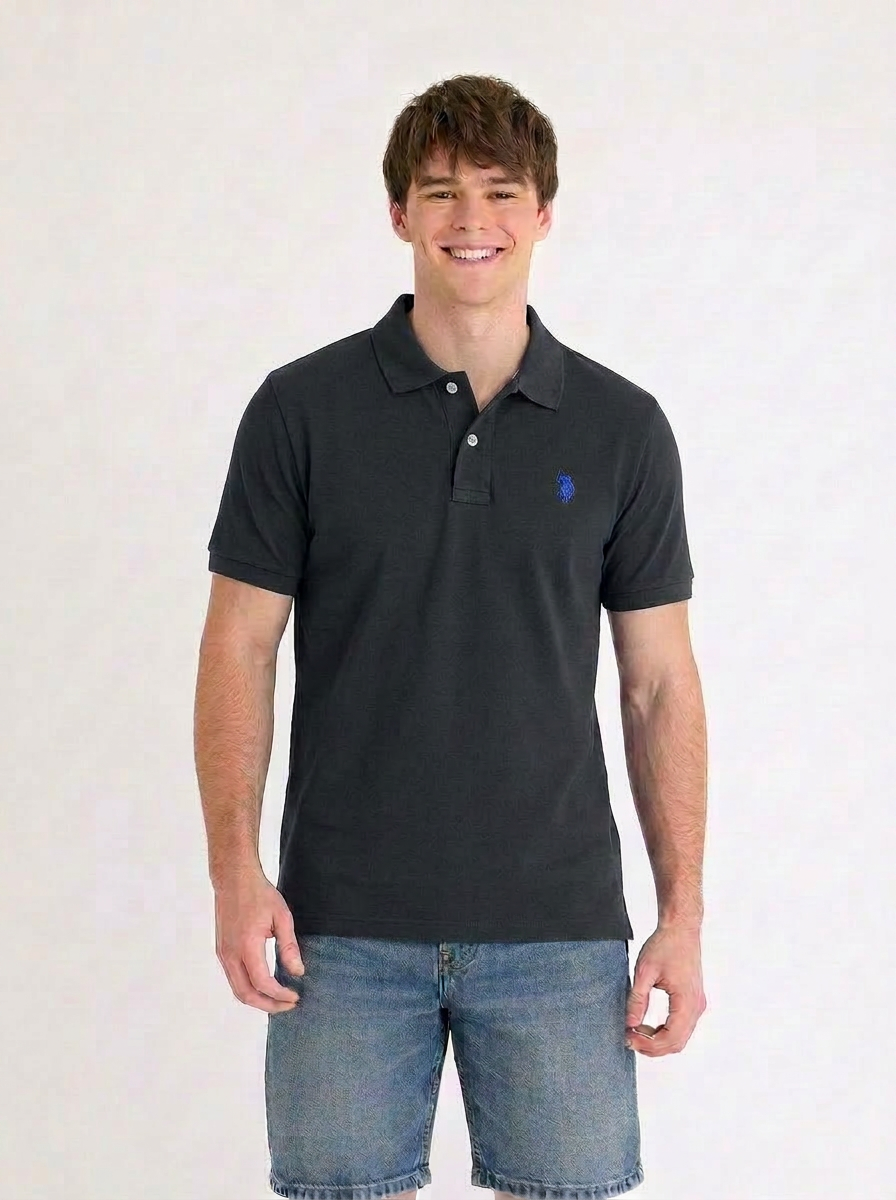 US Polo Breathable Cotton Pique Polo Shirt