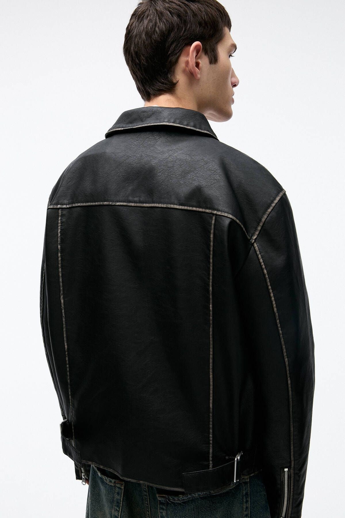 Pull&Bear Faux Leather Jacket