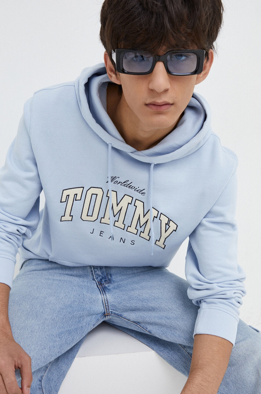 Tommy Jeans Varsity Logo Terry Hoody - Regular Fit