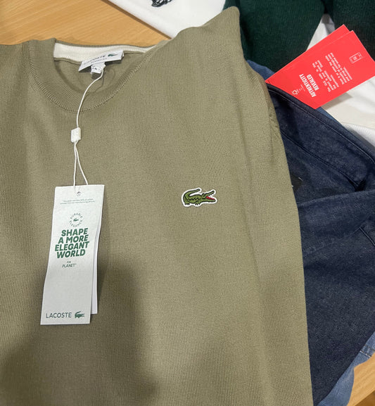 Lacoste Cotton Crewneck Sweater