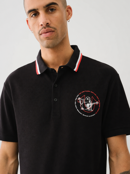 True Religion logo polo shirt