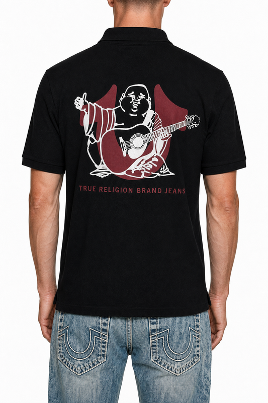 True Religion logo polo shirt