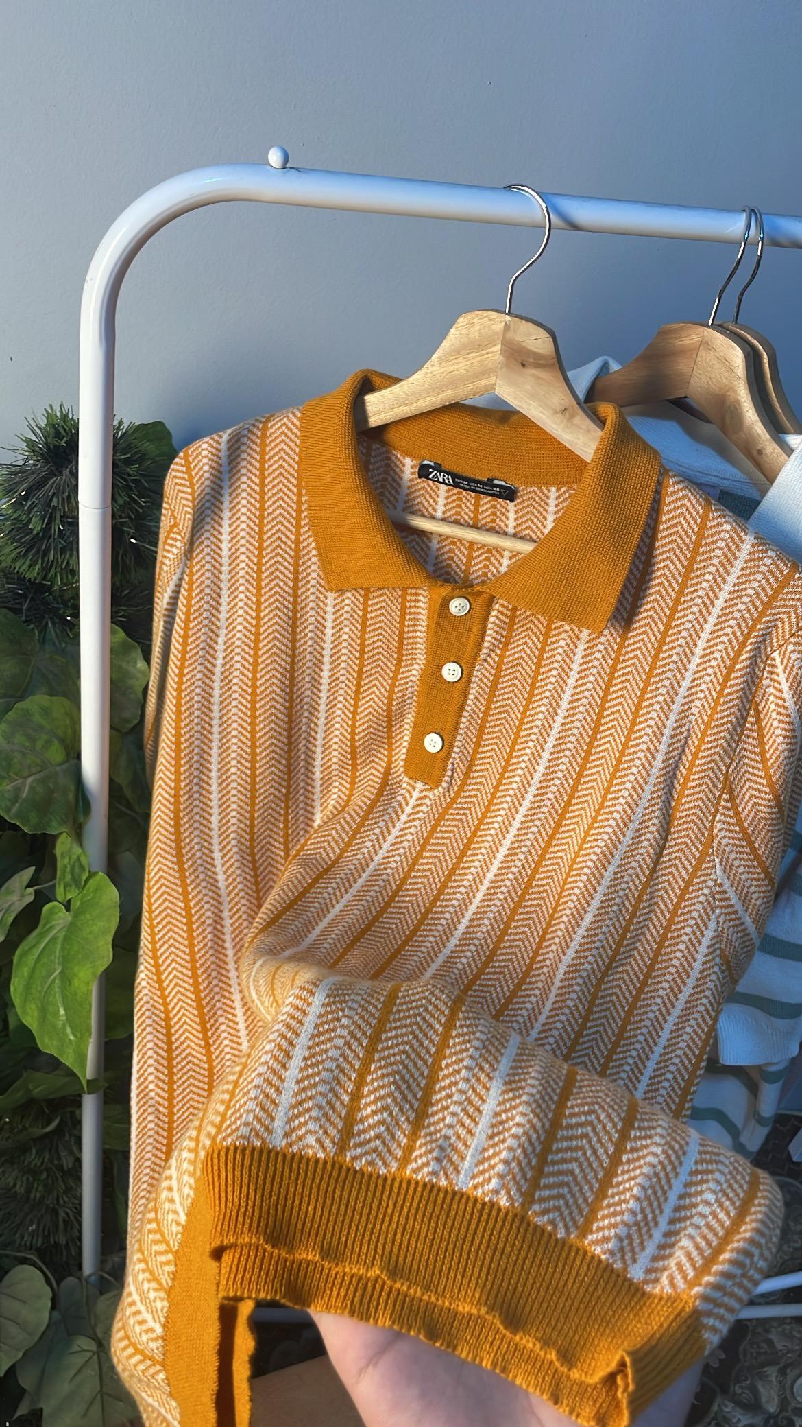 Zara Knit Polo Shirt