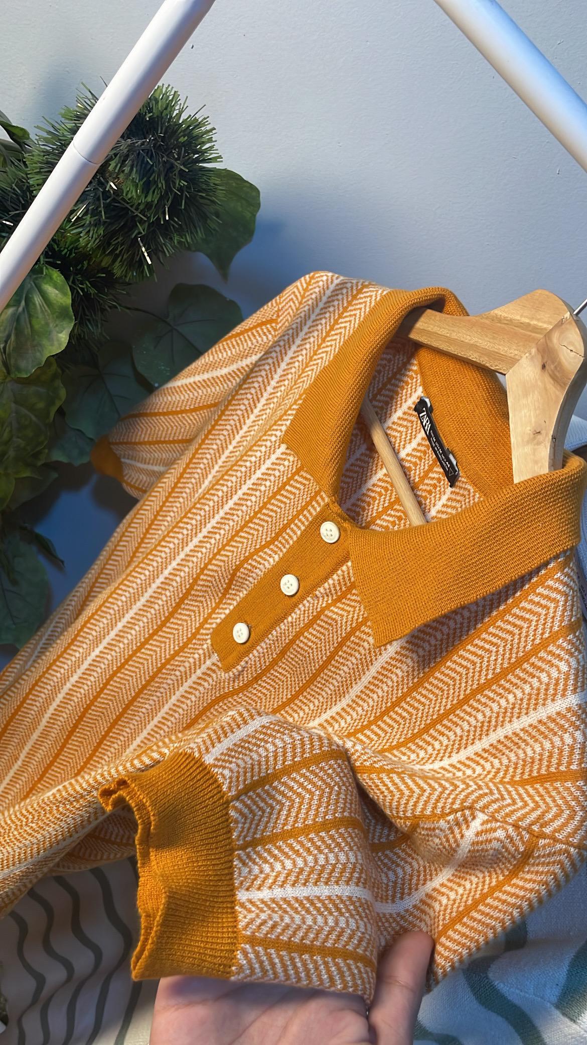 Zara Knit Polo Shirt