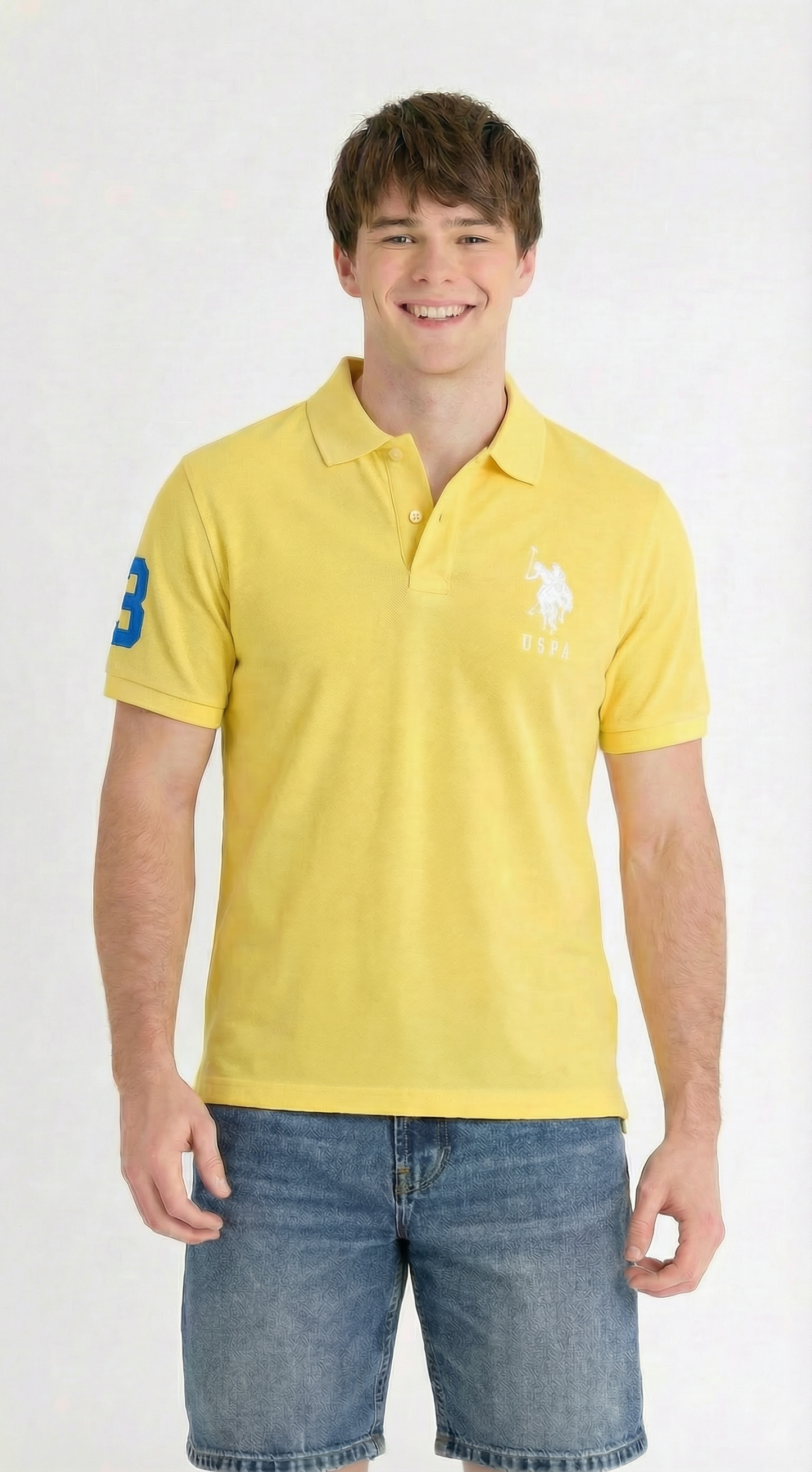 US Polo Breathable Cotton Pique Polo Shirt
