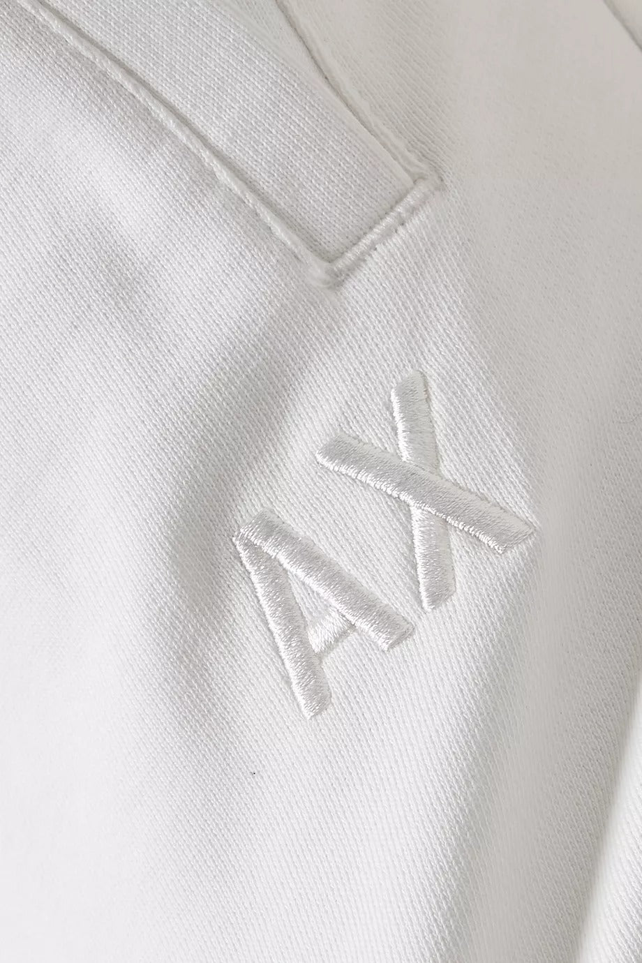 armani exchange sweatpants regular fit - white