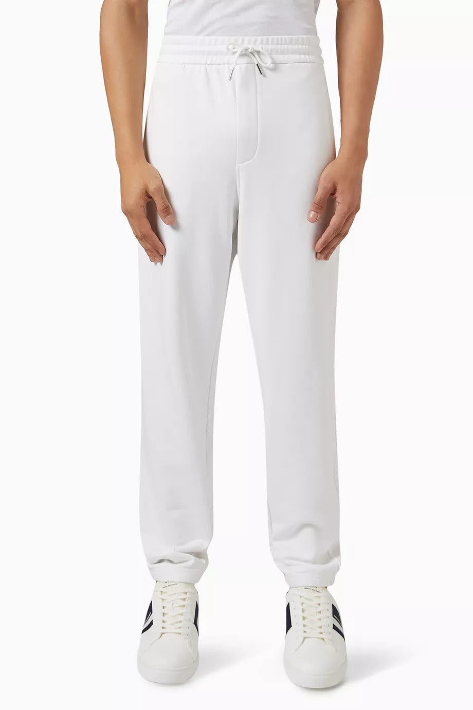 armani exchange sweatpants regular fit - white