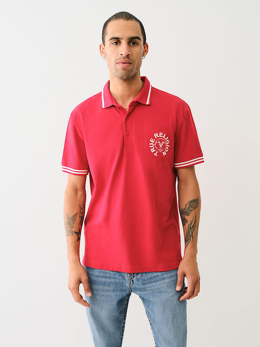 True Religion logo polo shirt