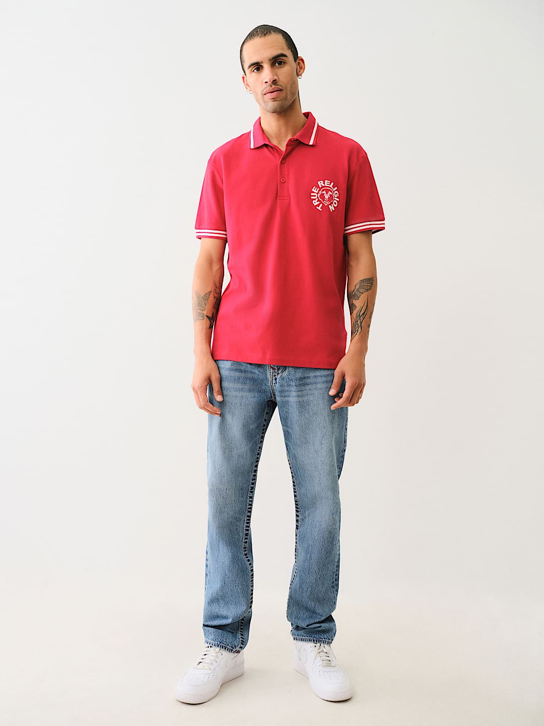 True Religion logo polo shirt