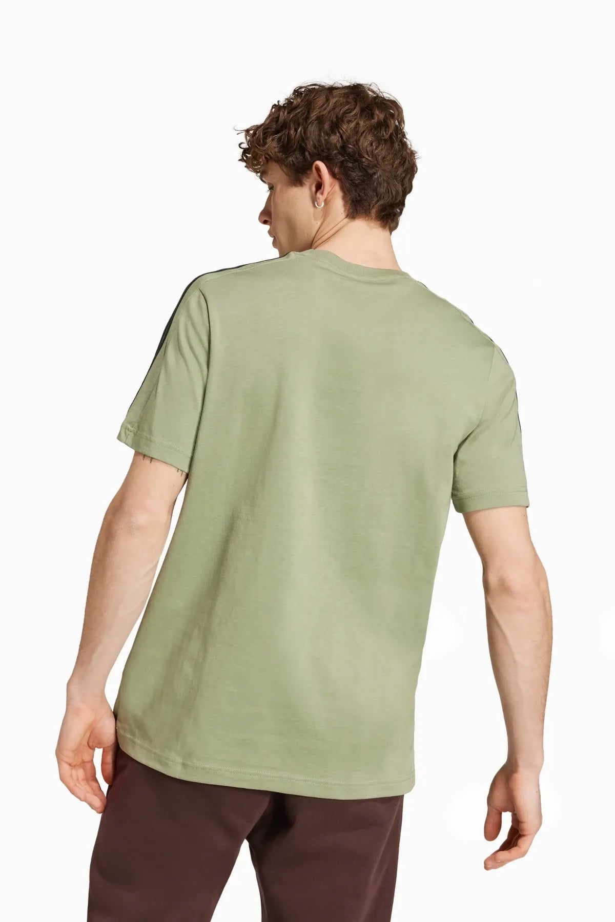 Adidas Essentials Single 3S Tee - Green