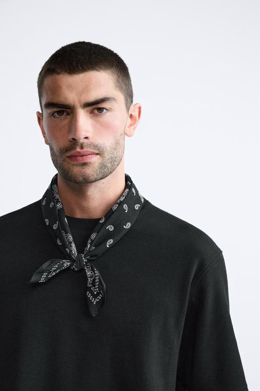 Zara Jacquard Textured Oversized T-shirt