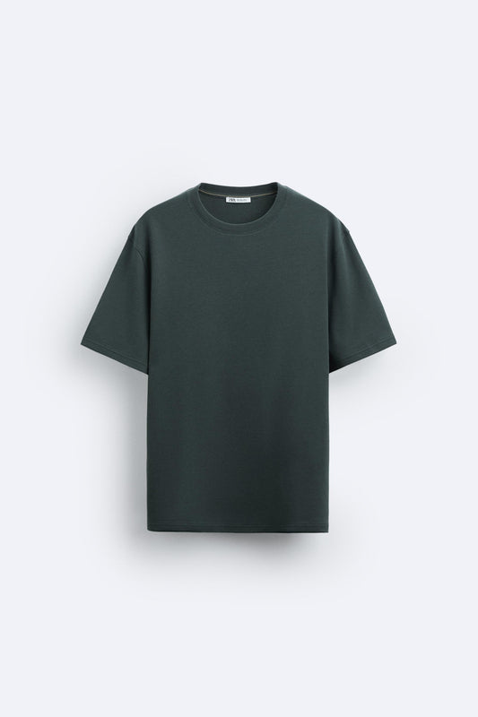 Zara Jacquard Textured Oversized T-shirt