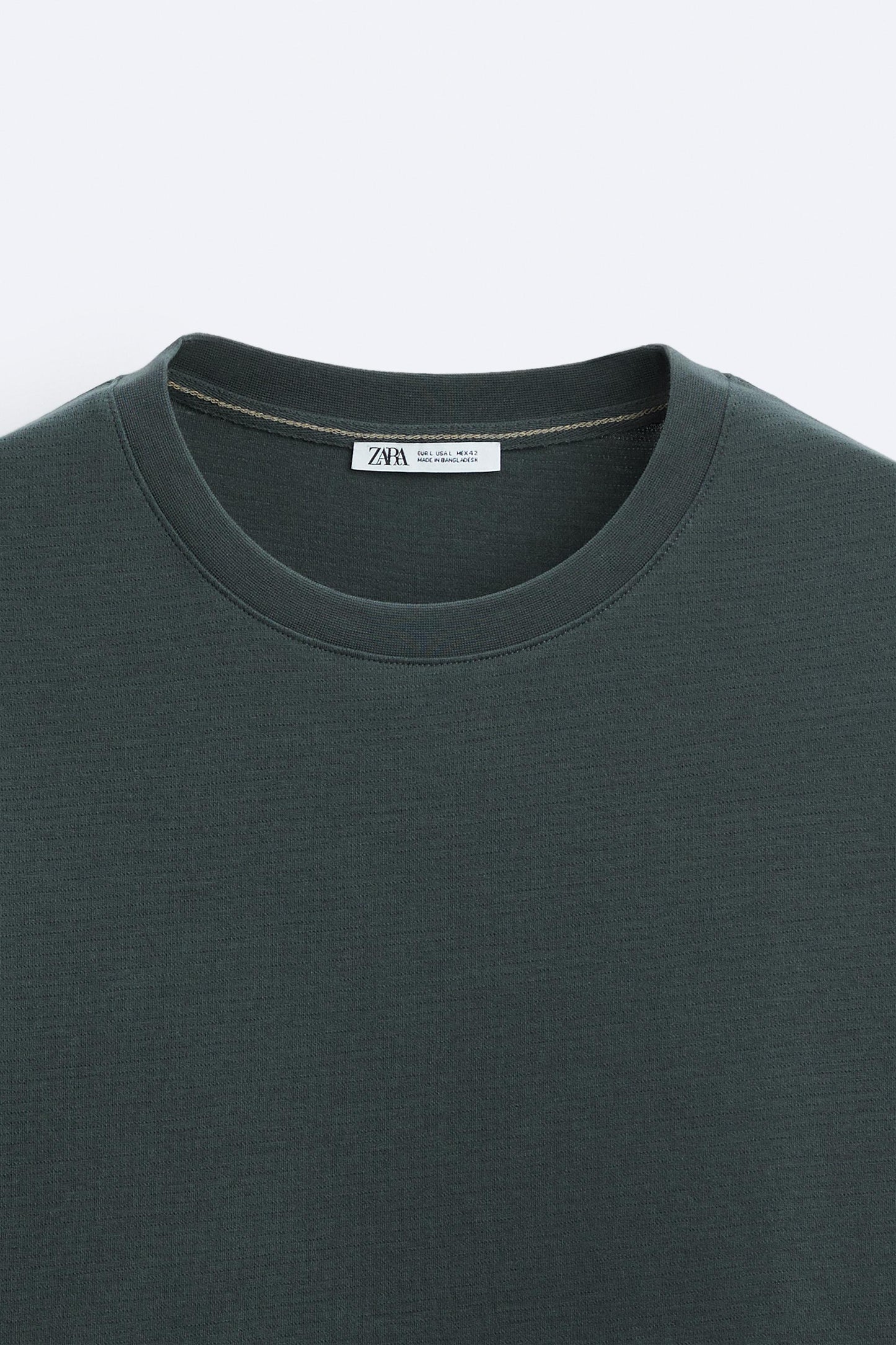 Zara Jacquard Textured Oversized T-shirt