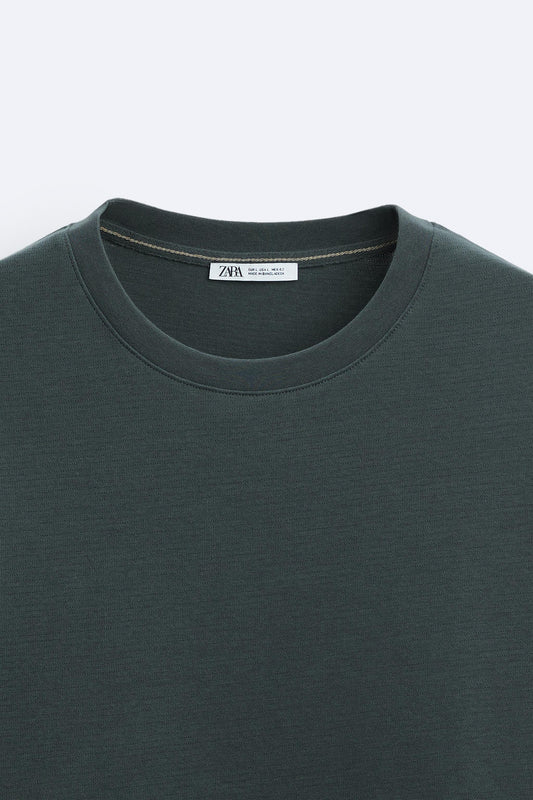 Zara Jacquard Textured Oversized T-shirt