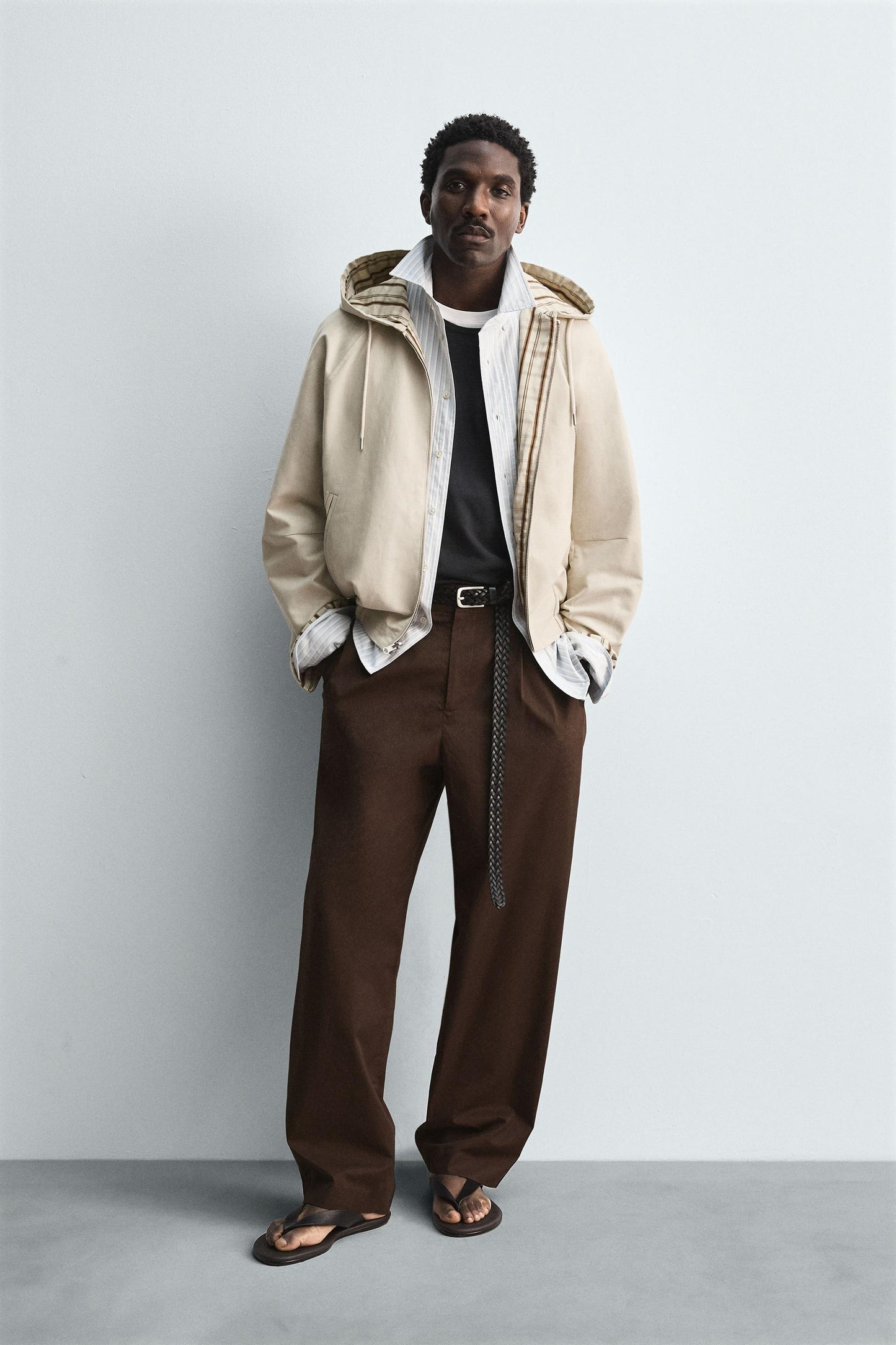 Zara CHECK REVERSIBLE JACKET