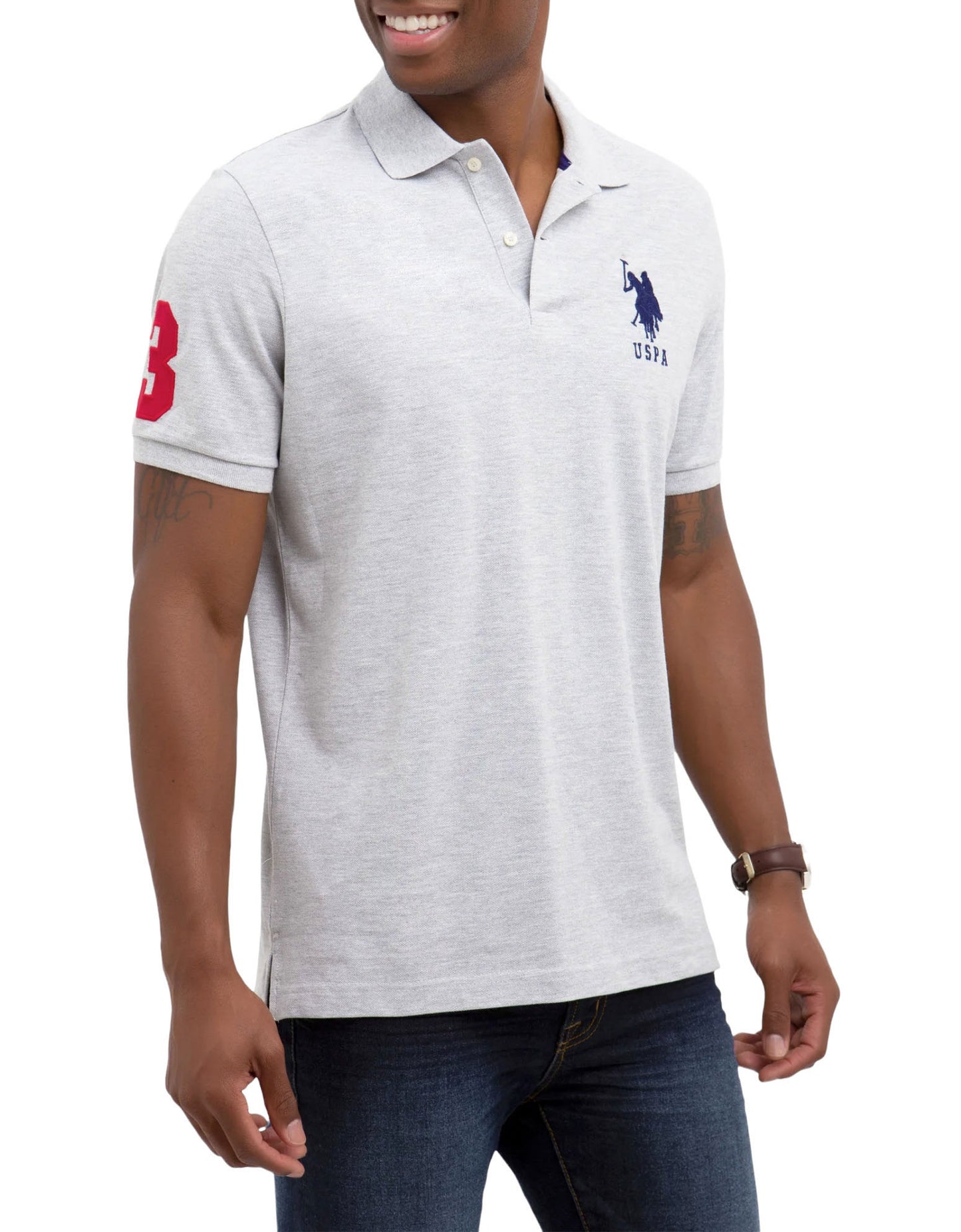 US Polo Breathable Cotton Pique Polo Shirt