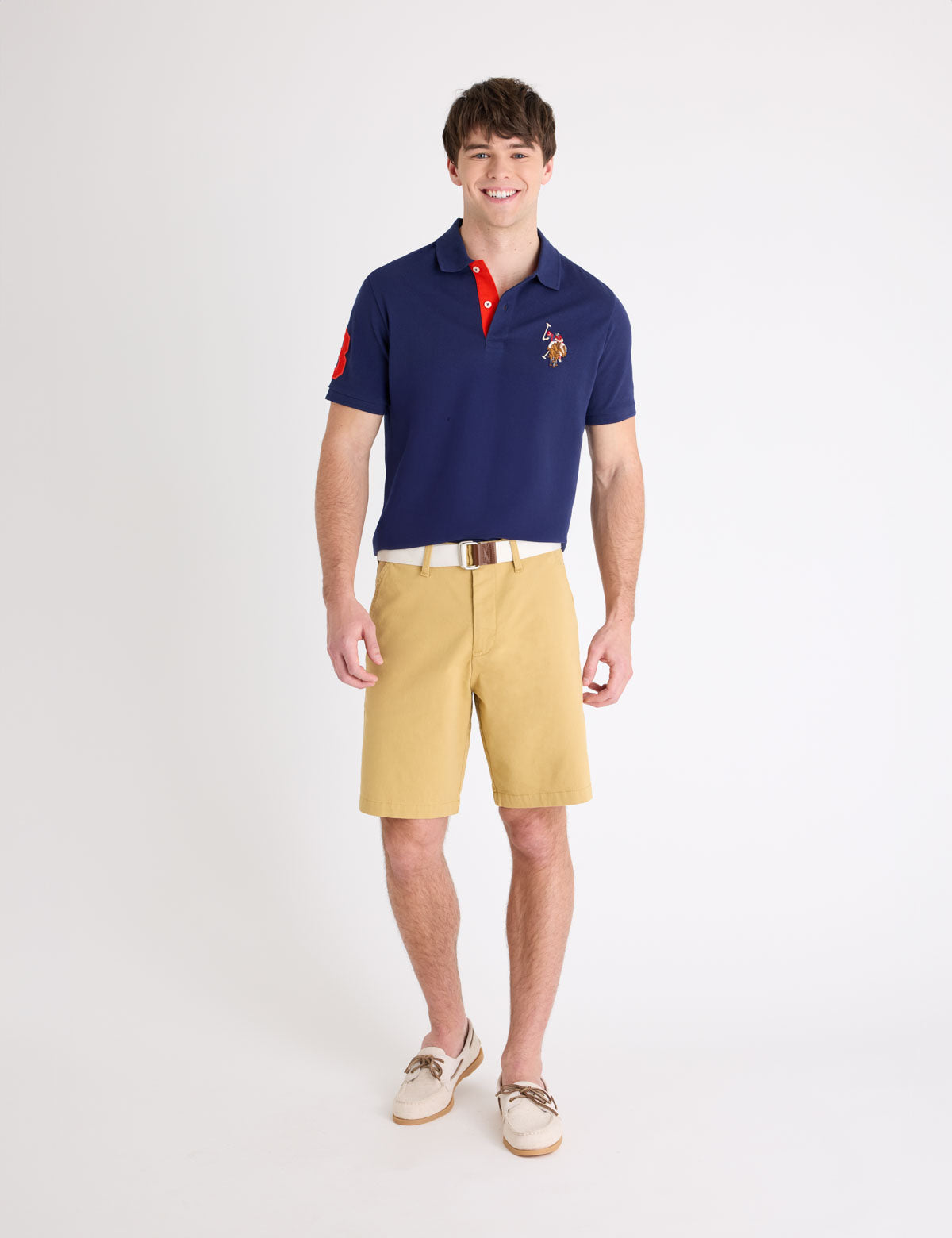 US Polo Breathable Cotton Pique Polo Shirt