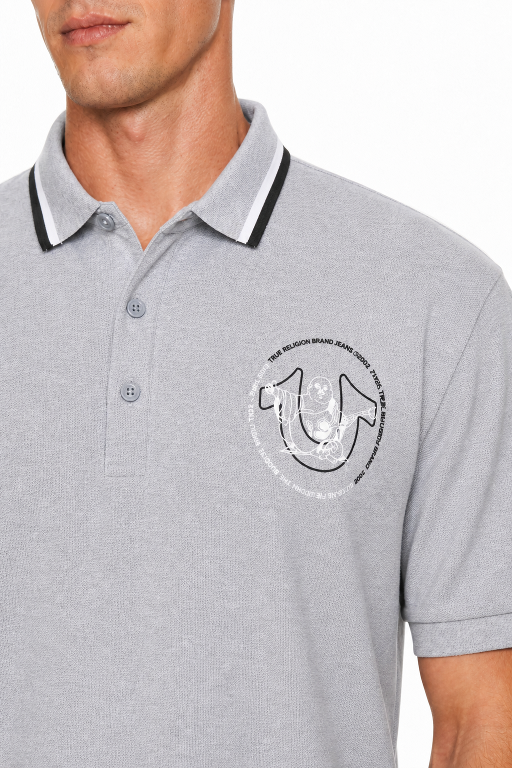 True Religion logo polo shirt