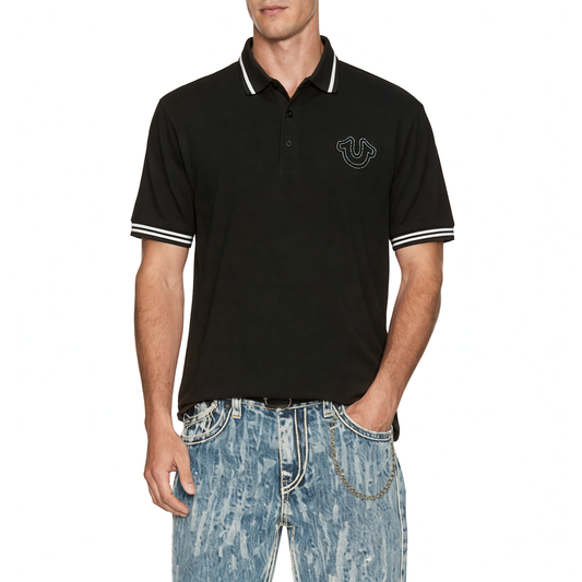 True Religion logo polo shirt
