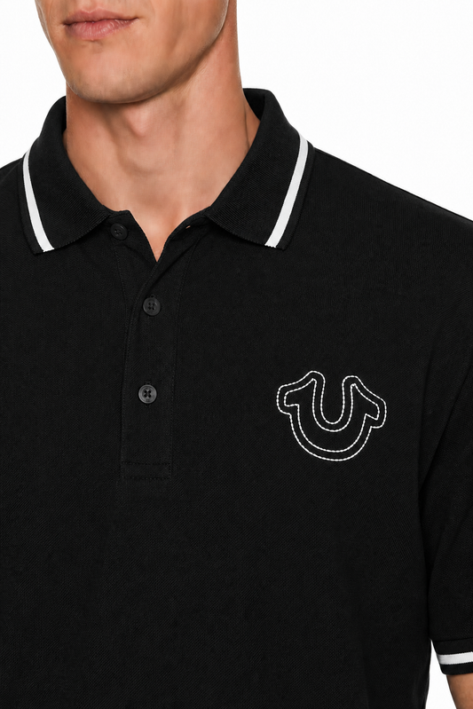 True Religion logo polo shirt