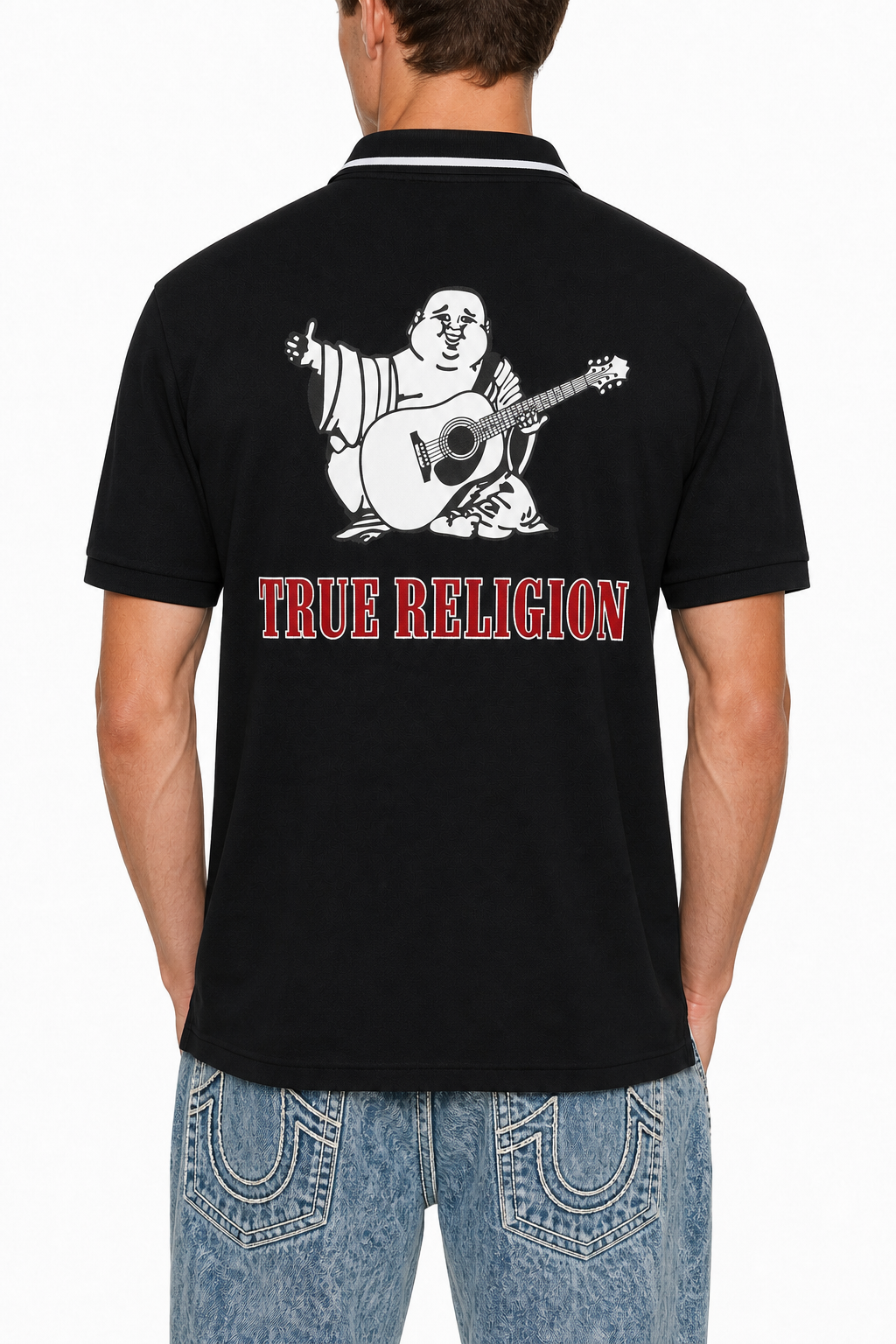 True Religion logo polo shirt