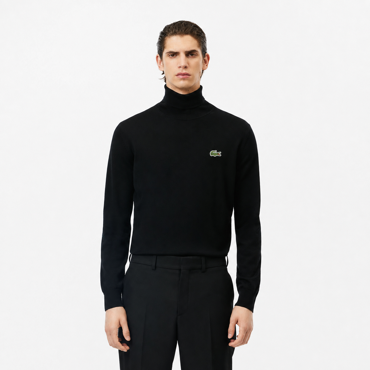 Lacoste Lightweight wool High-neck Sweater