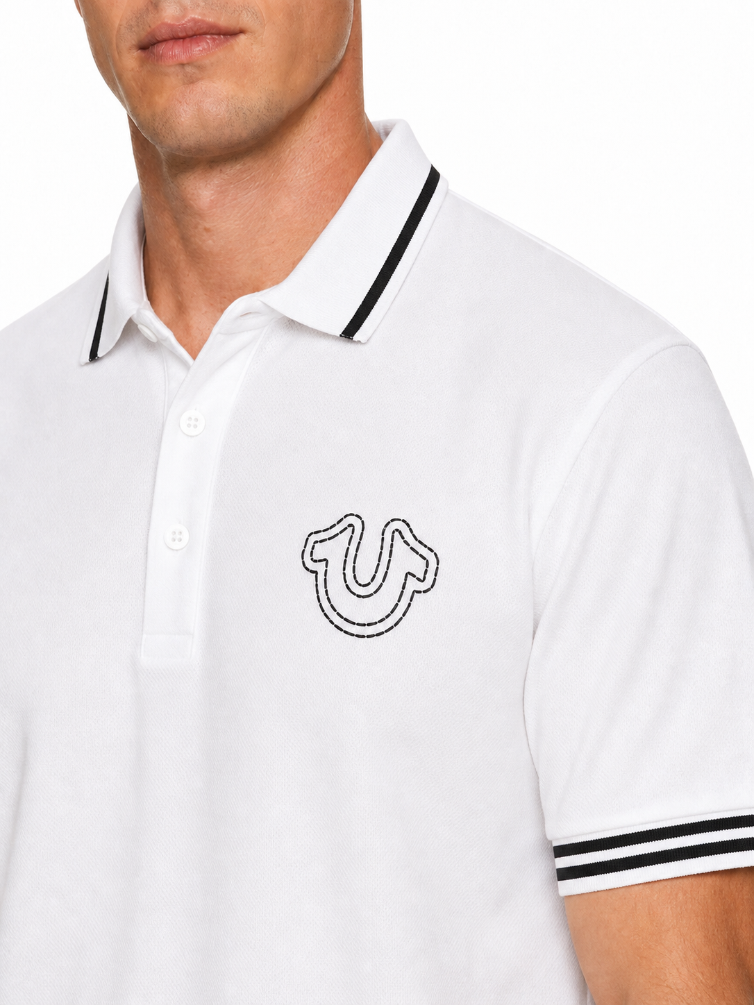 True Religion logo polo shirt