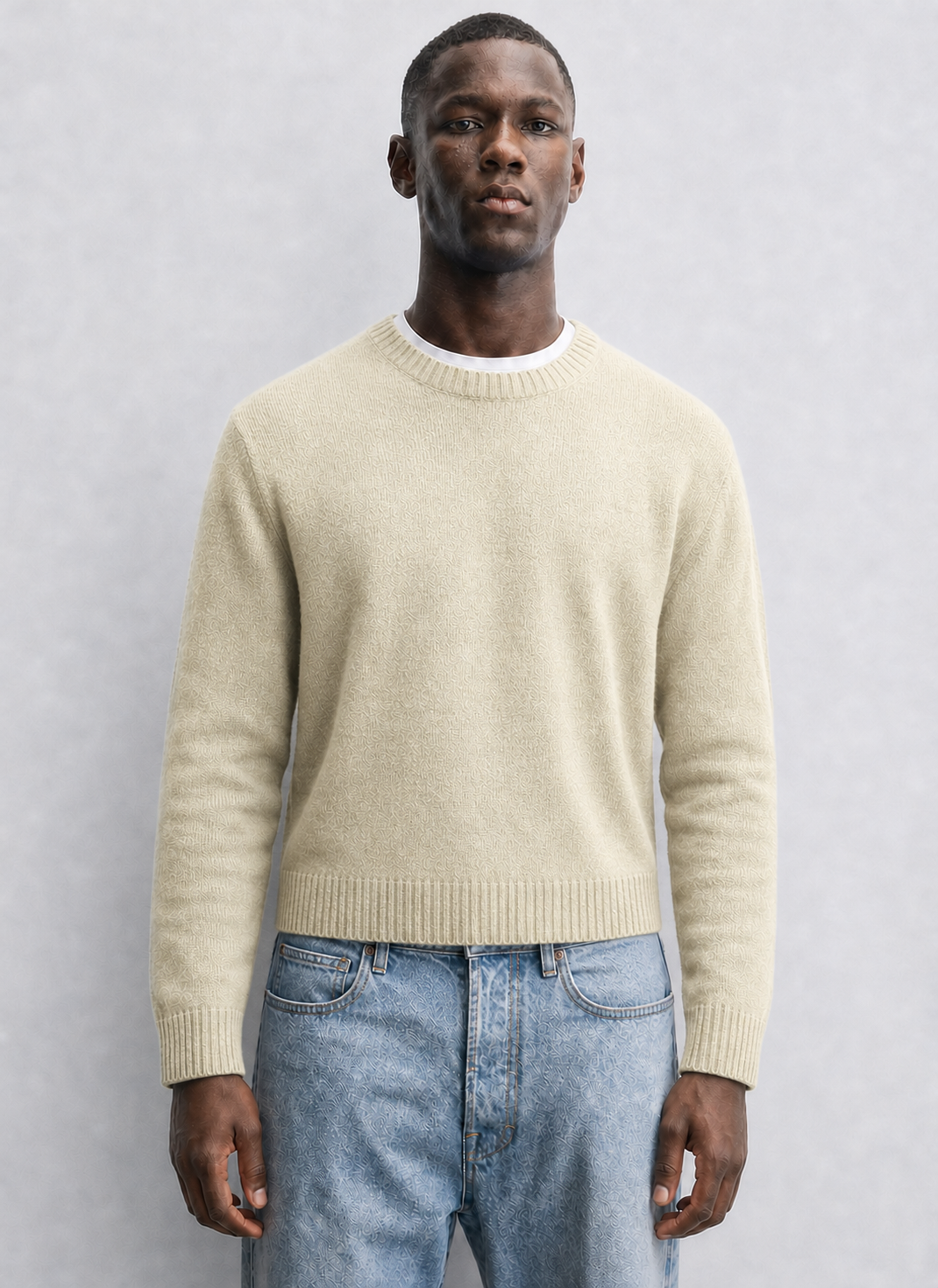 Zara Cropped Heavy Wool Sweater