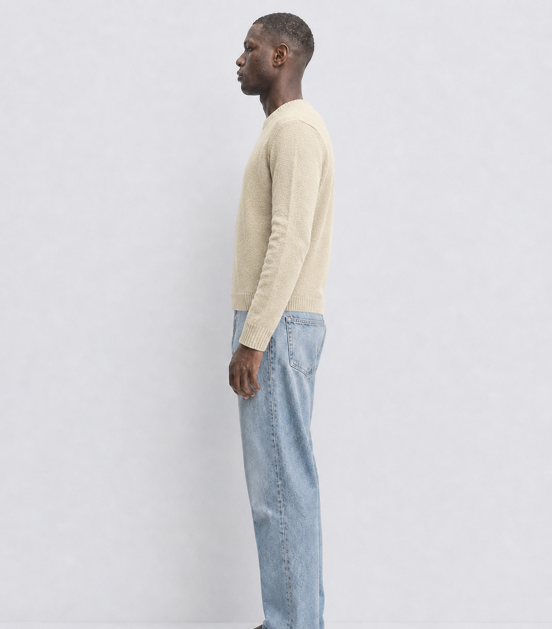 Zara Cropped Heavy Wool Sweater
