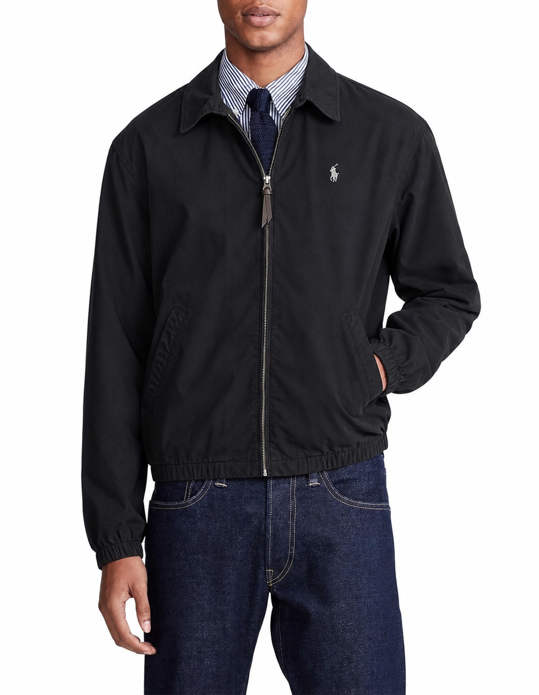 Ralph Lauren Bayport Poplin Cropped Jacket