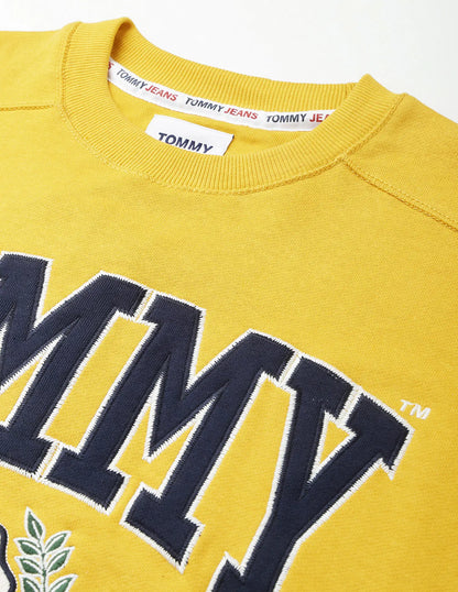 Tommy Jeans Crewneck Lightweight Boxi Fit - Yellow