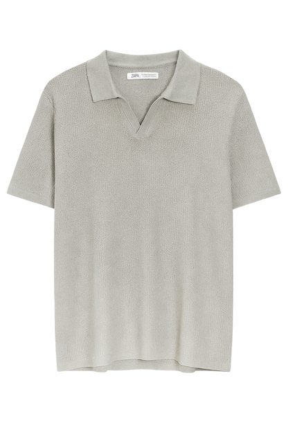 Zara Knit Polo Shirt