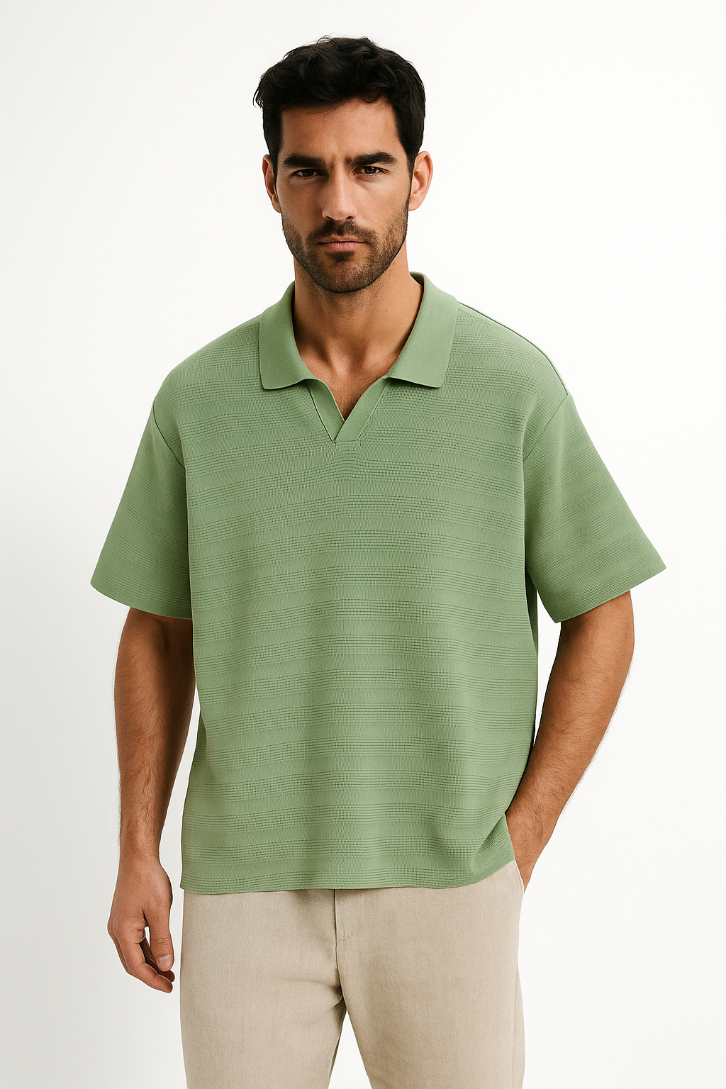 Zara Knit Polo Shirt