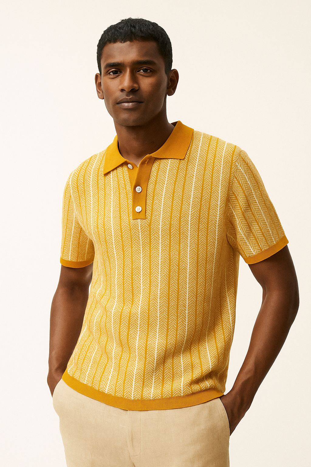Zara Knit Polo Shirt