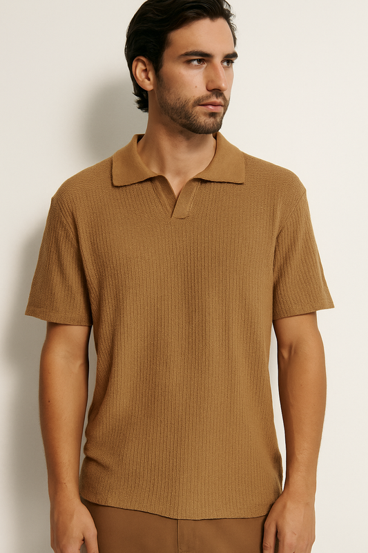 Zara Knit Polo Shirt