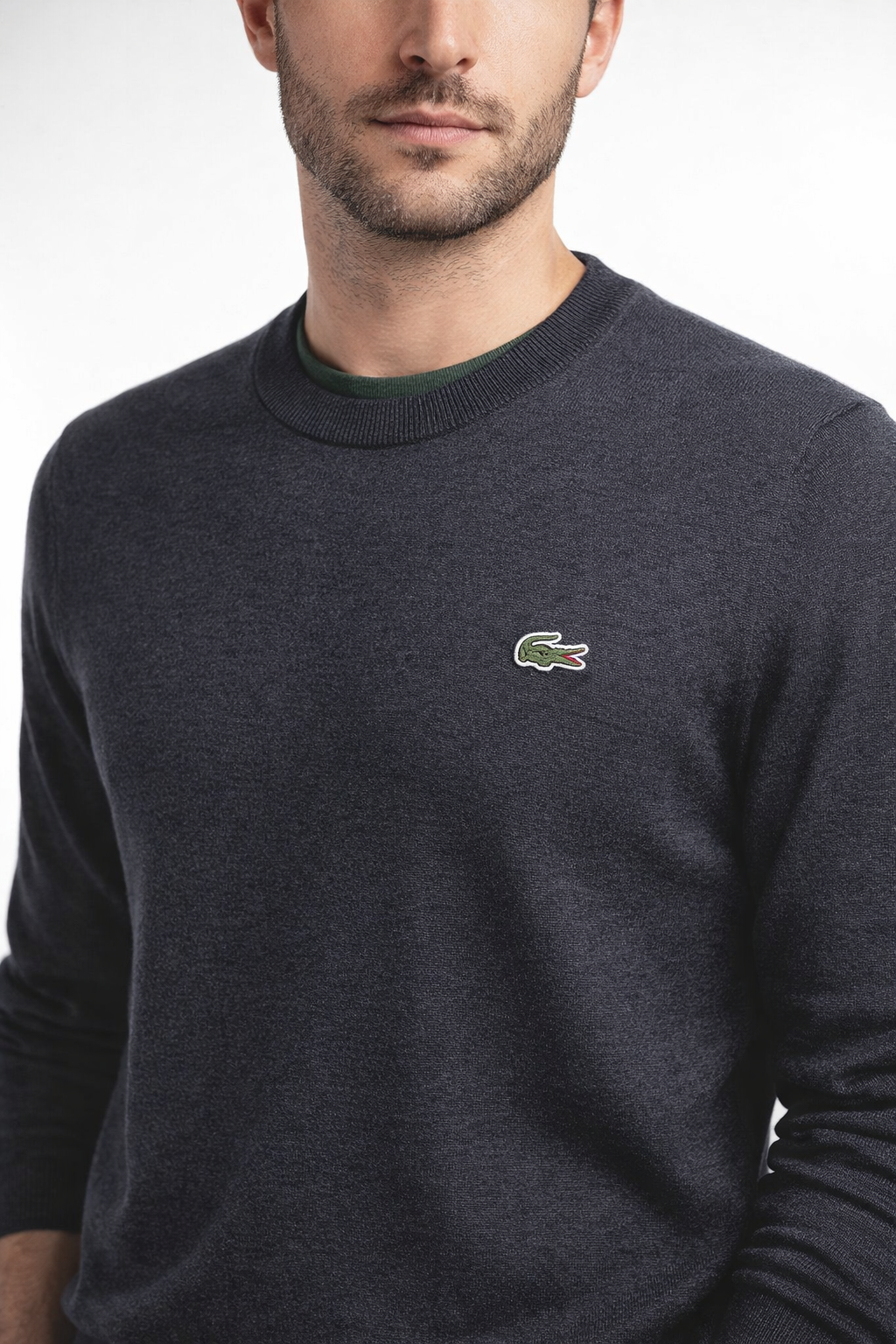 Lacoste Crewneck Cotton Sweater