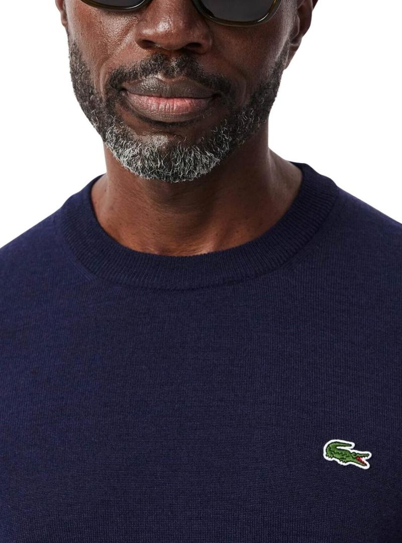 Lacoste Lightweight Wool Crewneck Sweater