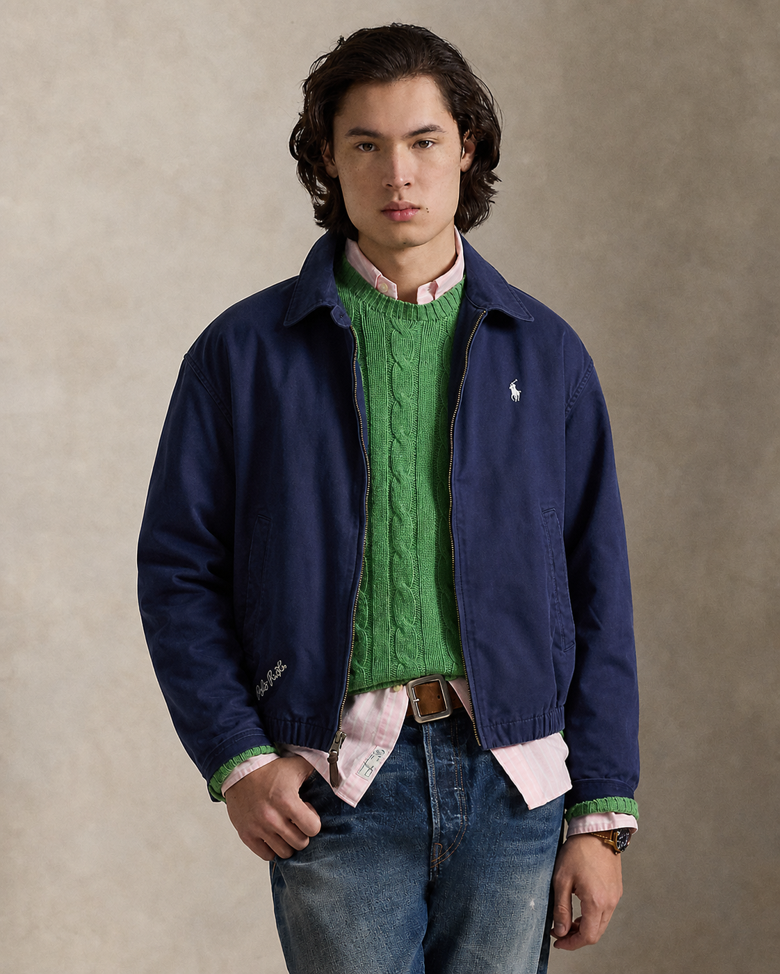 Ralph Lauren Bayport Poplin Cropped Jacket